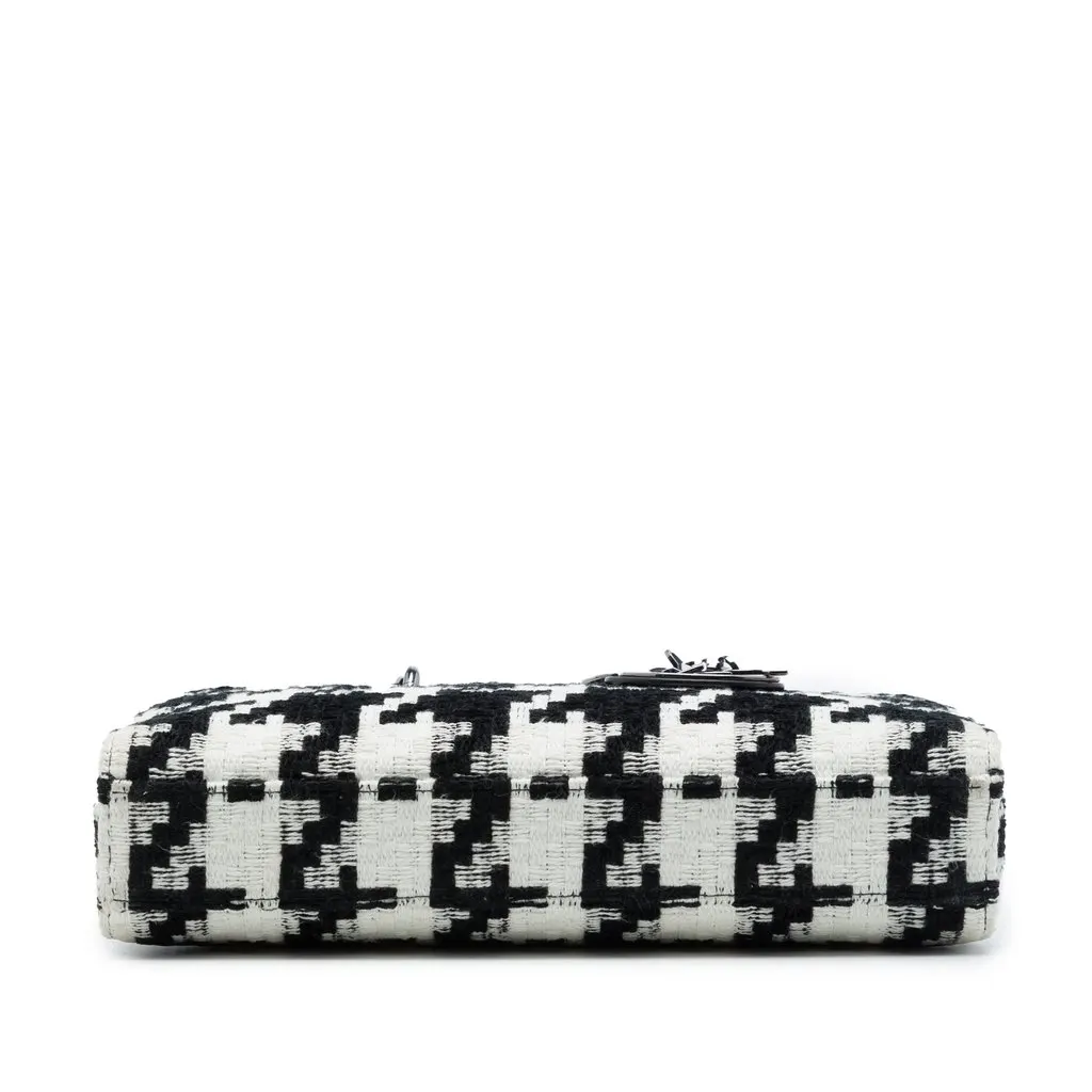 Dior Medium Canvas Macro Houndstooth Lady D Joy Black Canvas Very good - Inside View
