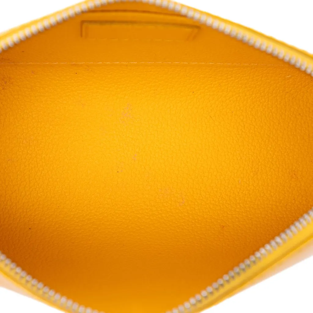 Louis Vuitton Epi Cosmetic Pouch PM Yellow Leather Very good - Model View