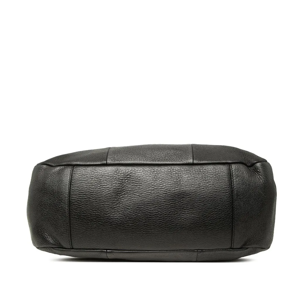 Prada Vitello Daino Handbag Black Leather Very good - Inside View