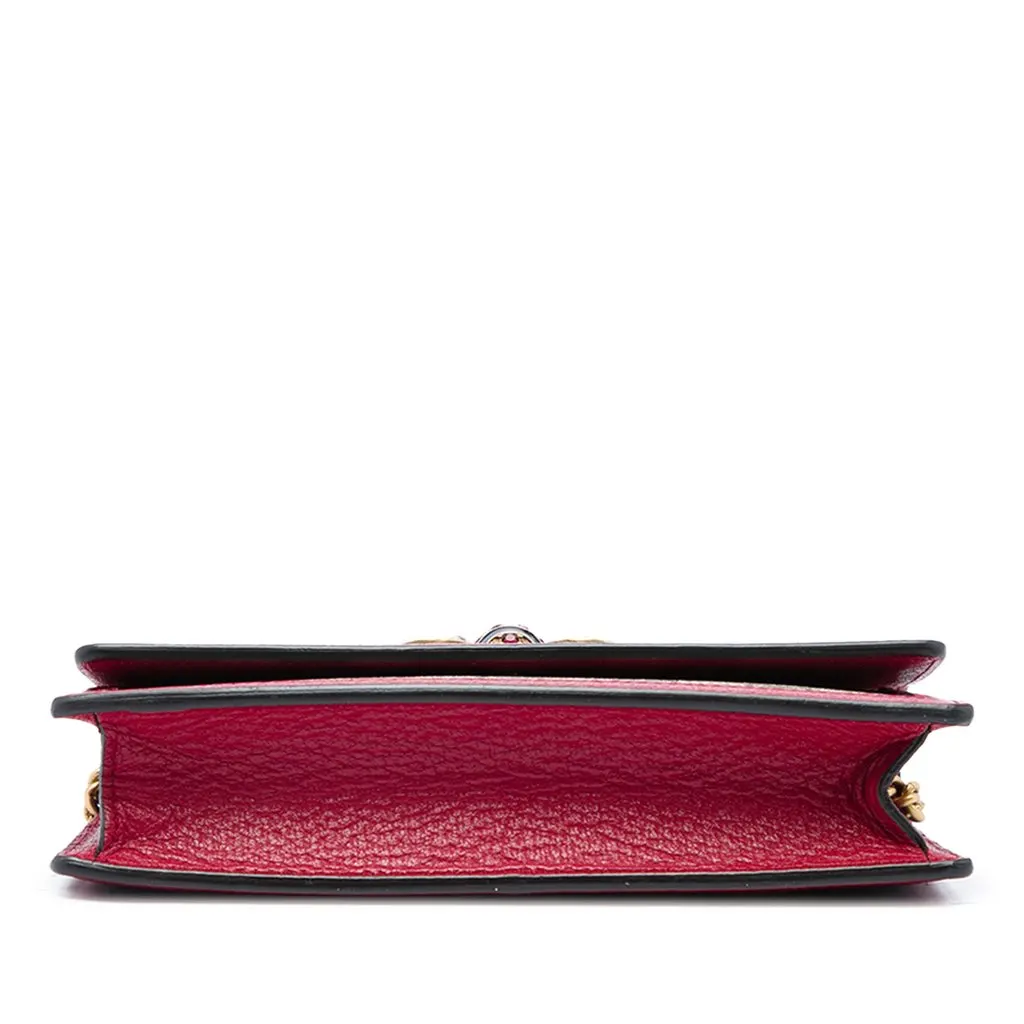Gucci GG Supreme Queen Margaret Wallet on Chain Beige Canvas Very good - Inside View