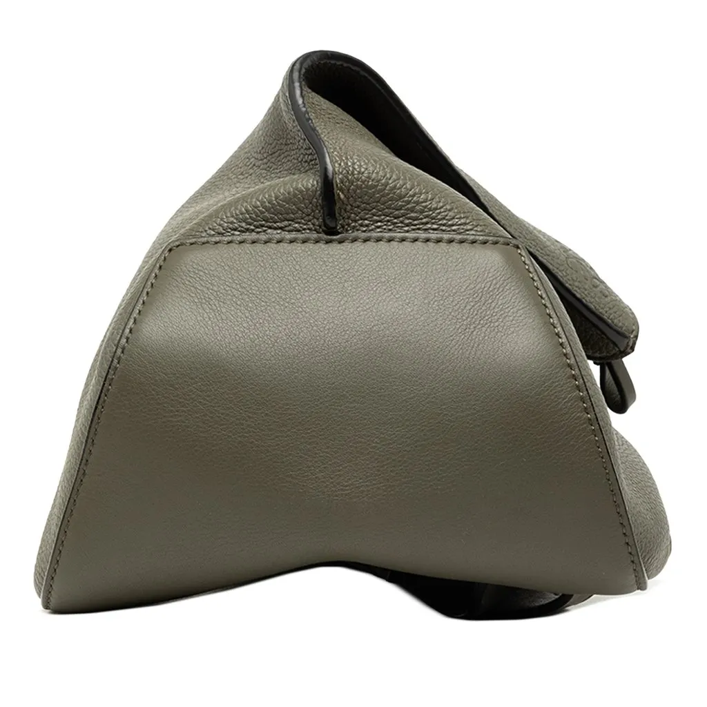 Loewe Leather Anton Sling Backpack Brown Leather Good - Inside View