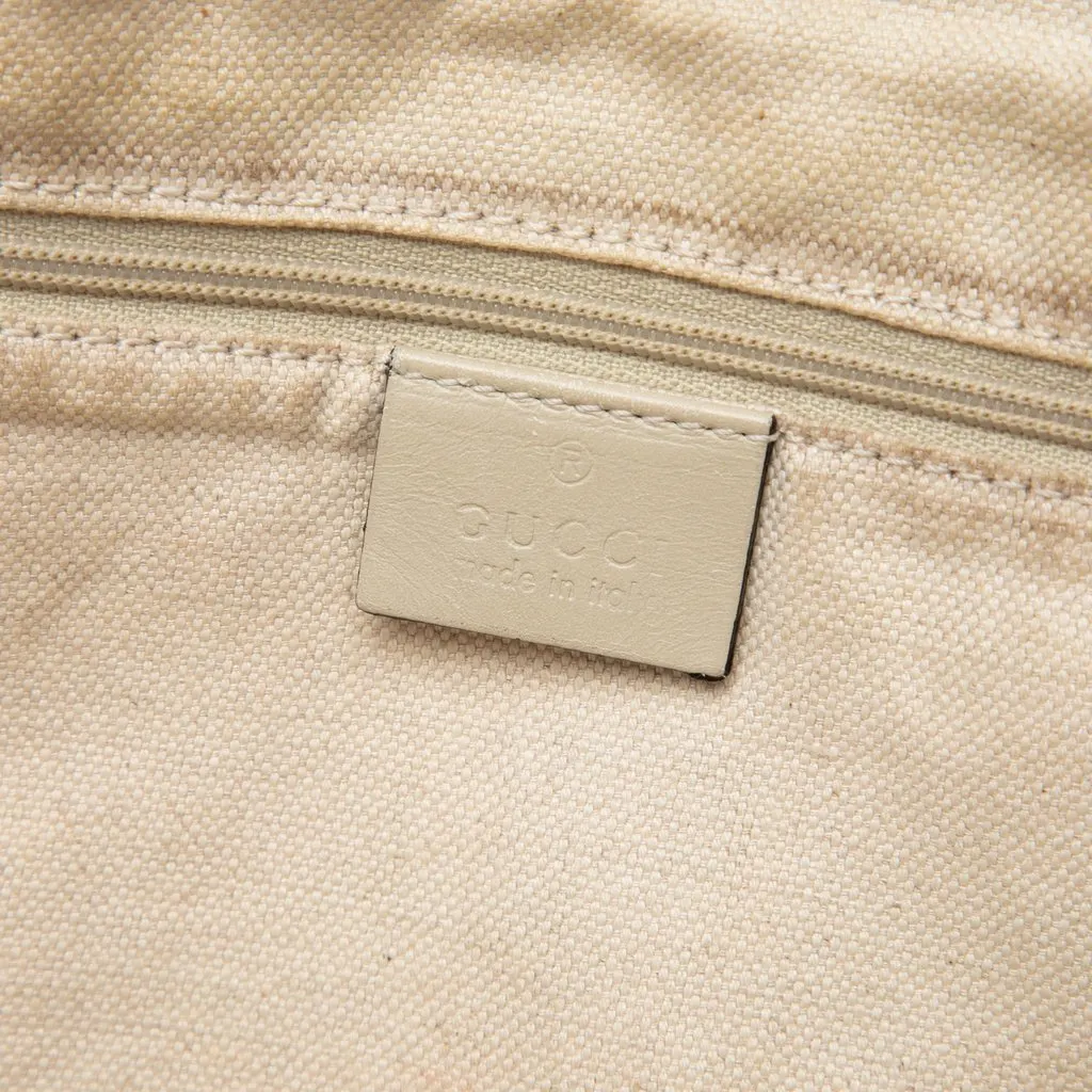 Gucci GG Canvas Sukey Satchel Beige Canvas Very good - Box View