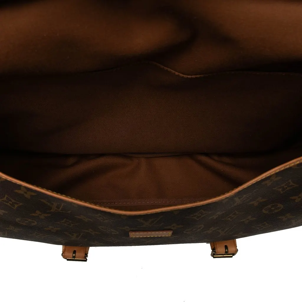 Louis Vuitton Monogram Saumur 43 Brown Good - Model View