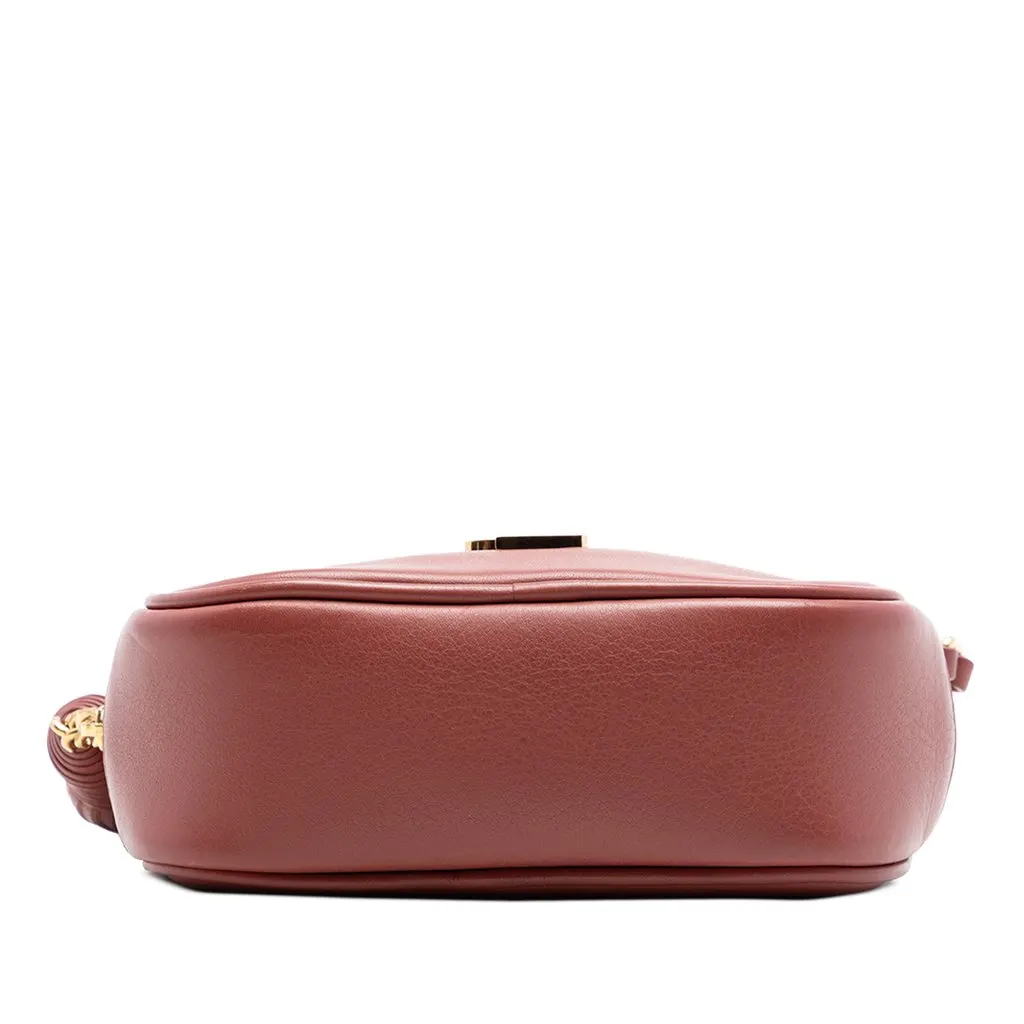 Saint Laurent Calfskin Monogram Blogger Bag Red Leather Very good - Inside View