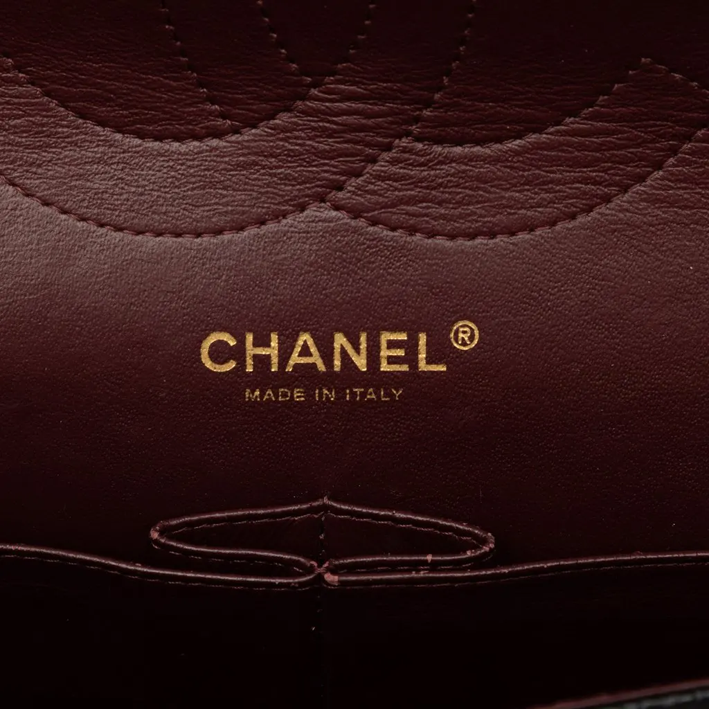 Chanel Jumbo Classic Caviar Double Flap Black Leather Very good - Box View