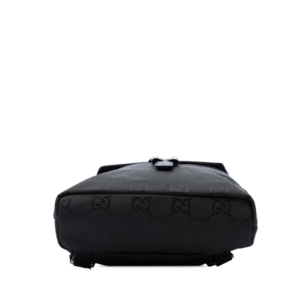 Gucci GG Nylon Backpack Black Polyamide Very good - Inside View