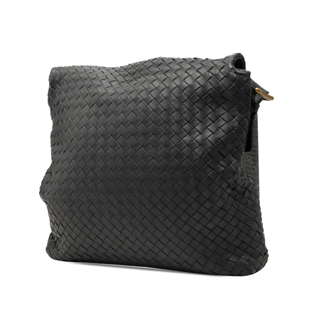 Bottega Veneta Nappa Intrecciato Messenger Bag MultiColor Leather Very good - Back View