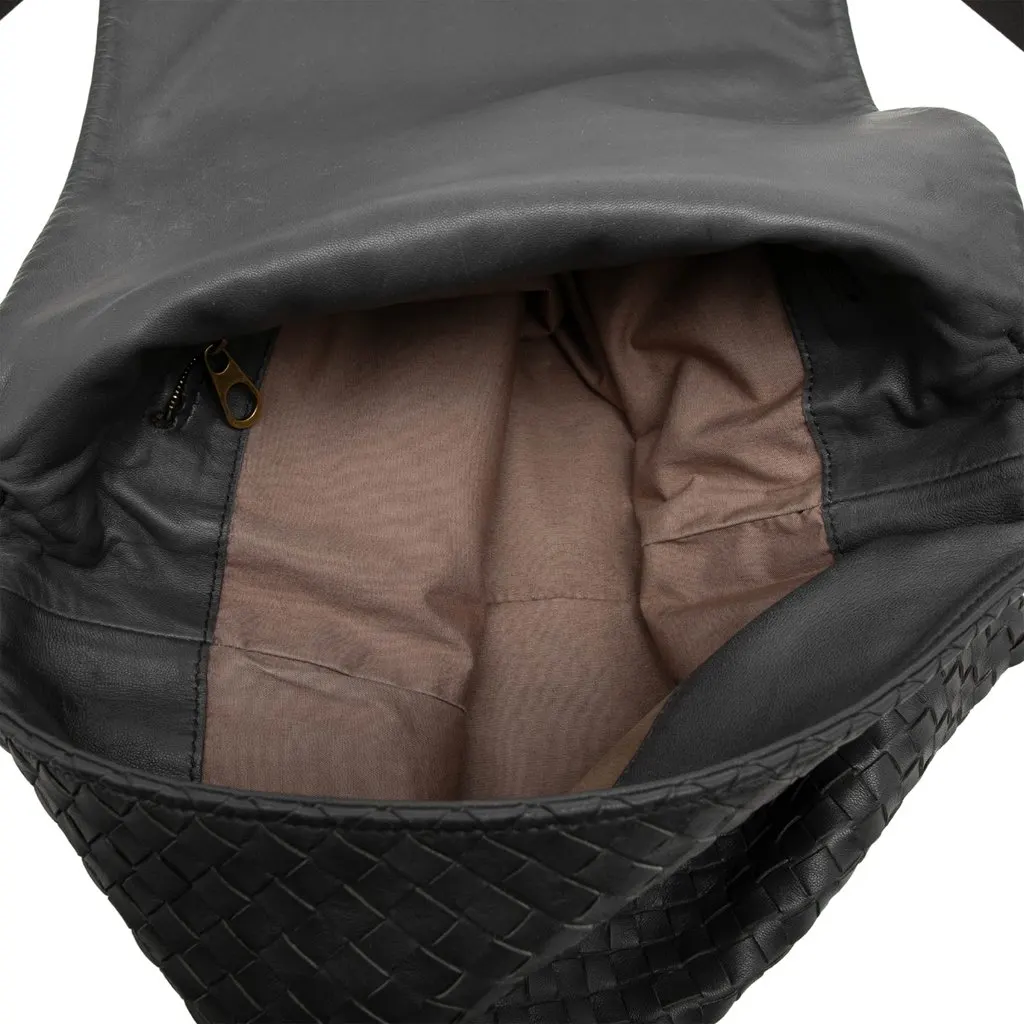 Bottega Veneta Nappa Intrecciato Messenger Bag MultiColor Leather Very good - Model View
