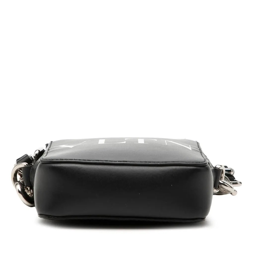 Valentino Small Leather VLTN Crossbody Black Leather Very good - Inside View