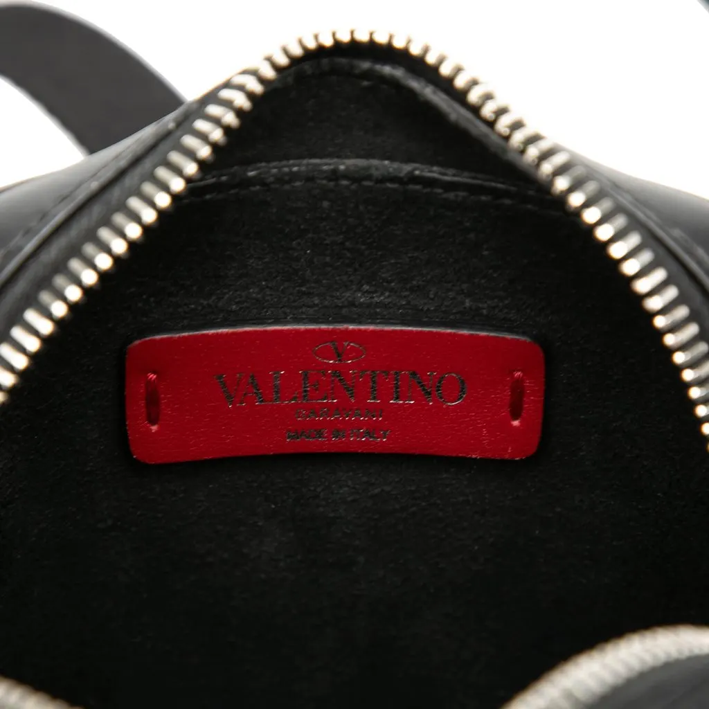 Valentino Small Leather VLTN Crossbody Black Leather Very good - Box View