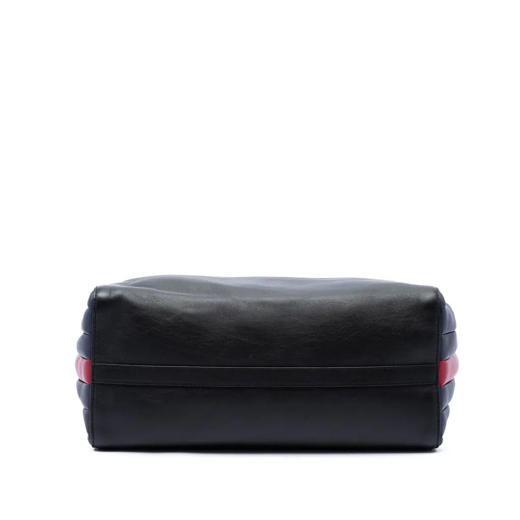 Prada City Calf Bibliotheque Satchel Black Leather Very good - Inside View
