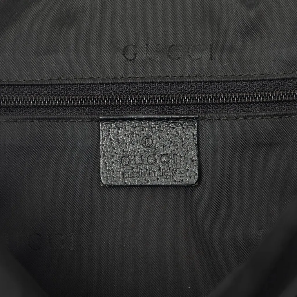 Gucci Nylon Jackie Shoulder Bag Black Very good - Box View