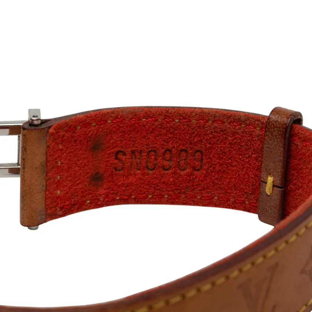 Louis Vuitton Vachetta Monogram Wish Bracelet Brown Leather Very good - Box View