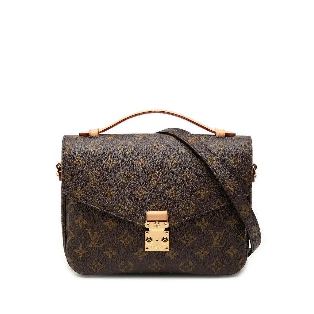 Louis Vuitton Monogram Pochette Metis Brown Very good - Front View