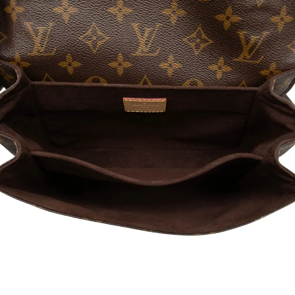 Louis Vuitton Monogram Pochette Metis Brown Very good - Model View