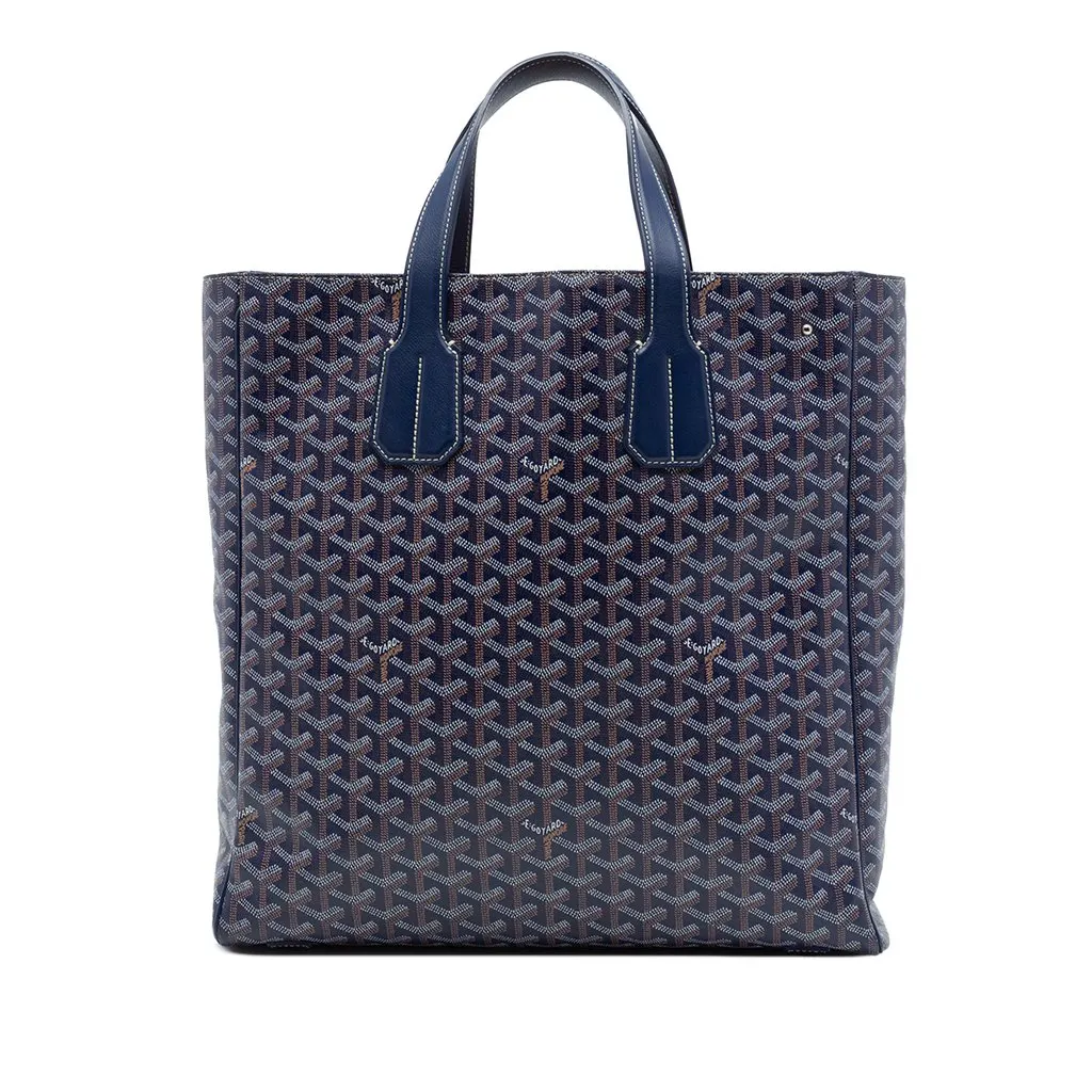 Goyard Goyardine Voltaire III Blue Canvas Very good - Front View