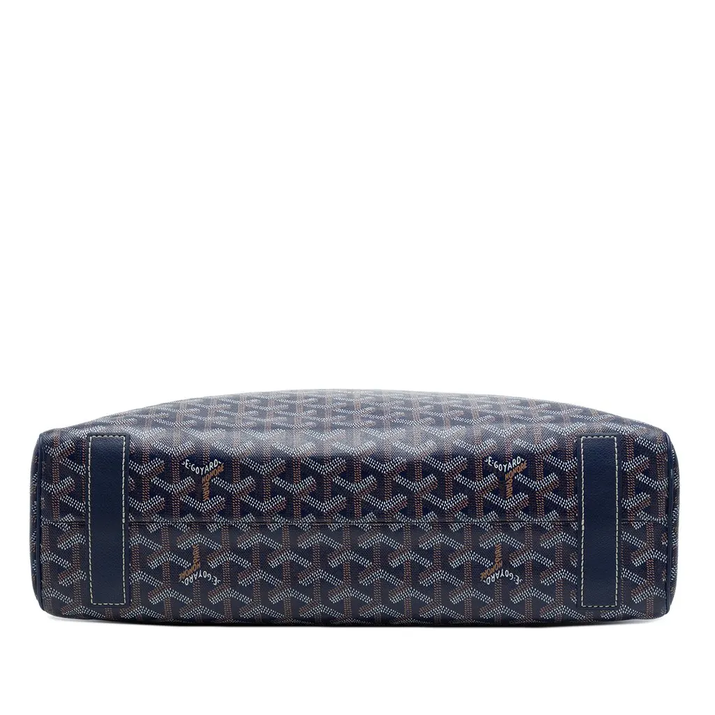 Goyard Goyardine Voltaire III Blue Canvas Very good - Inside View