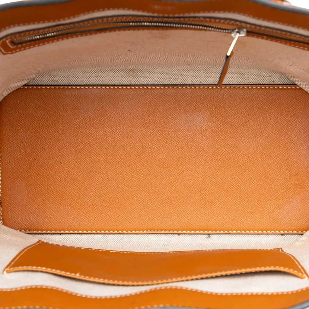 Hermès Evercolor Epsom Maxibox Cabas 30 Brown Leather Very good - Model View