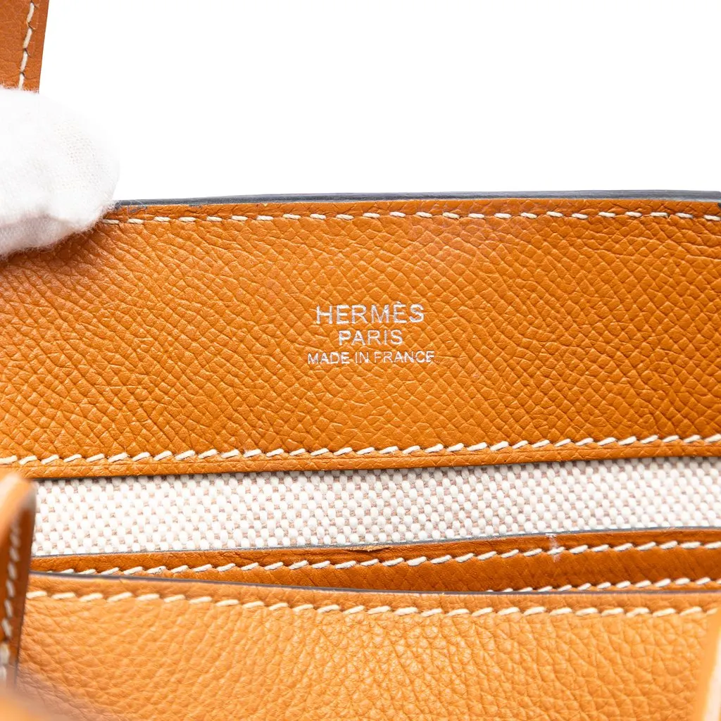 Hermès Evercolor Epsom Maxibox Cabas 30 Brown Leather Very good - Box View