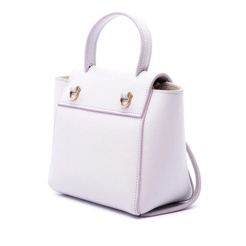 Celine Pico Grained Calfskin Belt Bag Pink Leather Very good - Back View