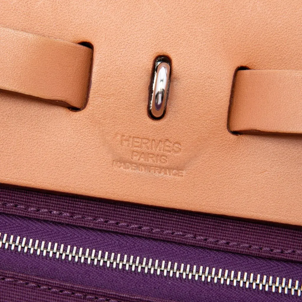 Hermès Toile Verso Herbag Zip 31 Purple Very good - Box View