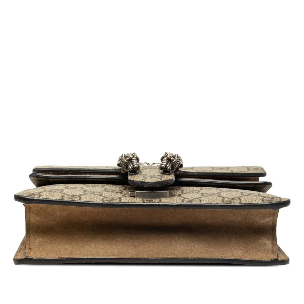 Gucci Small GG Supreme Dionysus Crossbody Beige Canvas Good - Inside View