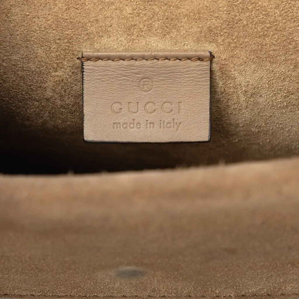 Gucci Small GG Supreme Dionysus Crossbody Beige Canvas Good - Box View