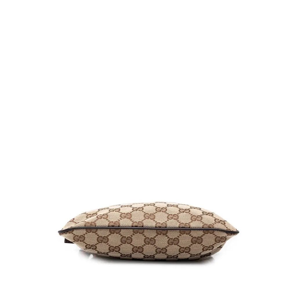 Gucci GG Canvas Web Crossbody Beige Canvas Good - Inside View