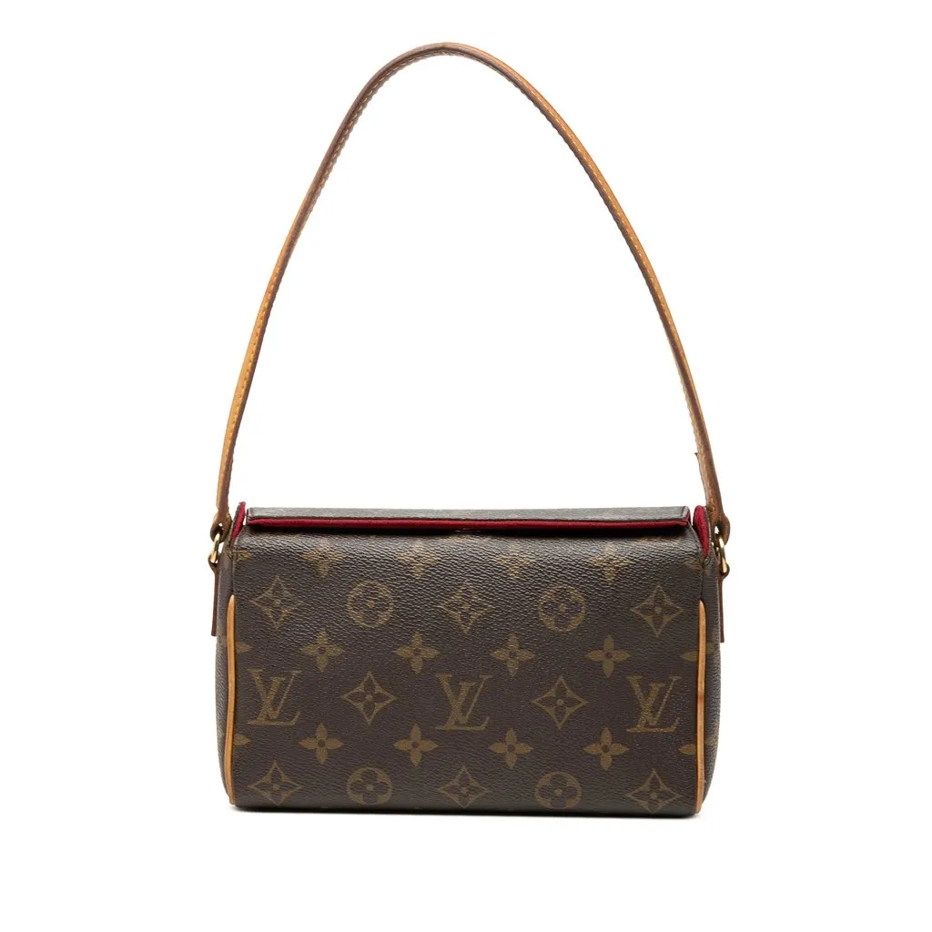 Louis Vuitton Monogram Recital Brown Canvas Good - Front View