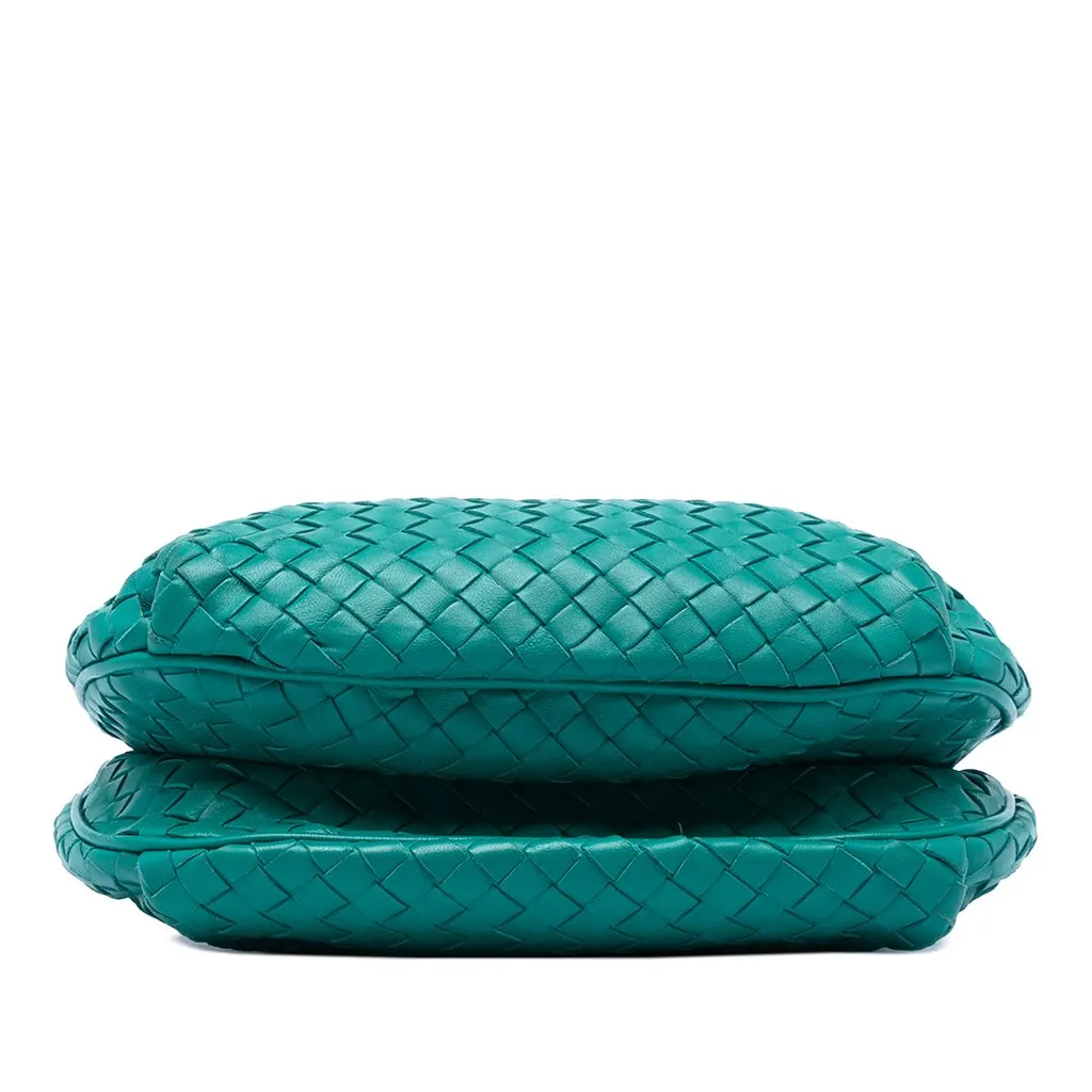 Bottega Veneta Nappa Intrecciato Drawstring Crossbody Green Leather Very good - Inside View