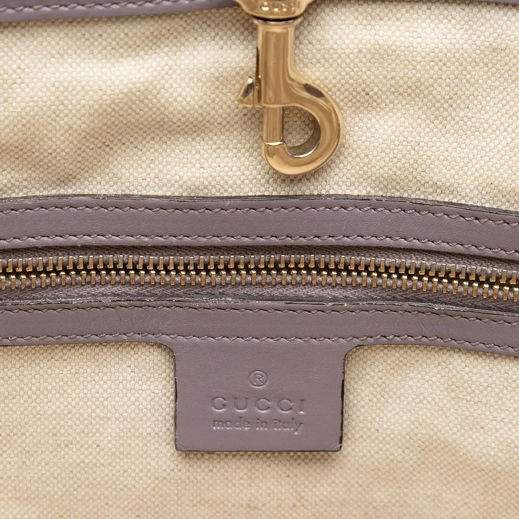 Gucci GG Canvas Heart Bit Tote Beige Very good - Box View