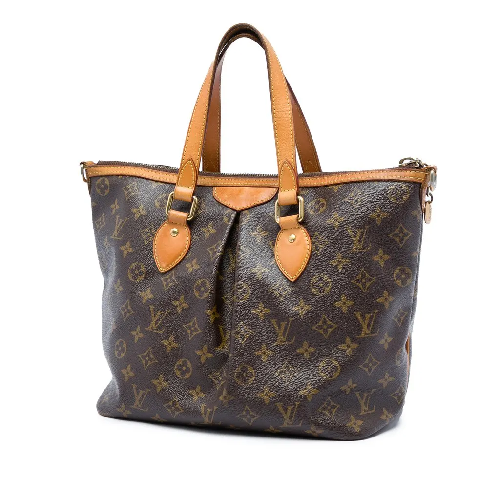 Louis Vuitton Monogram Palermo PM Brown Very good - Back View