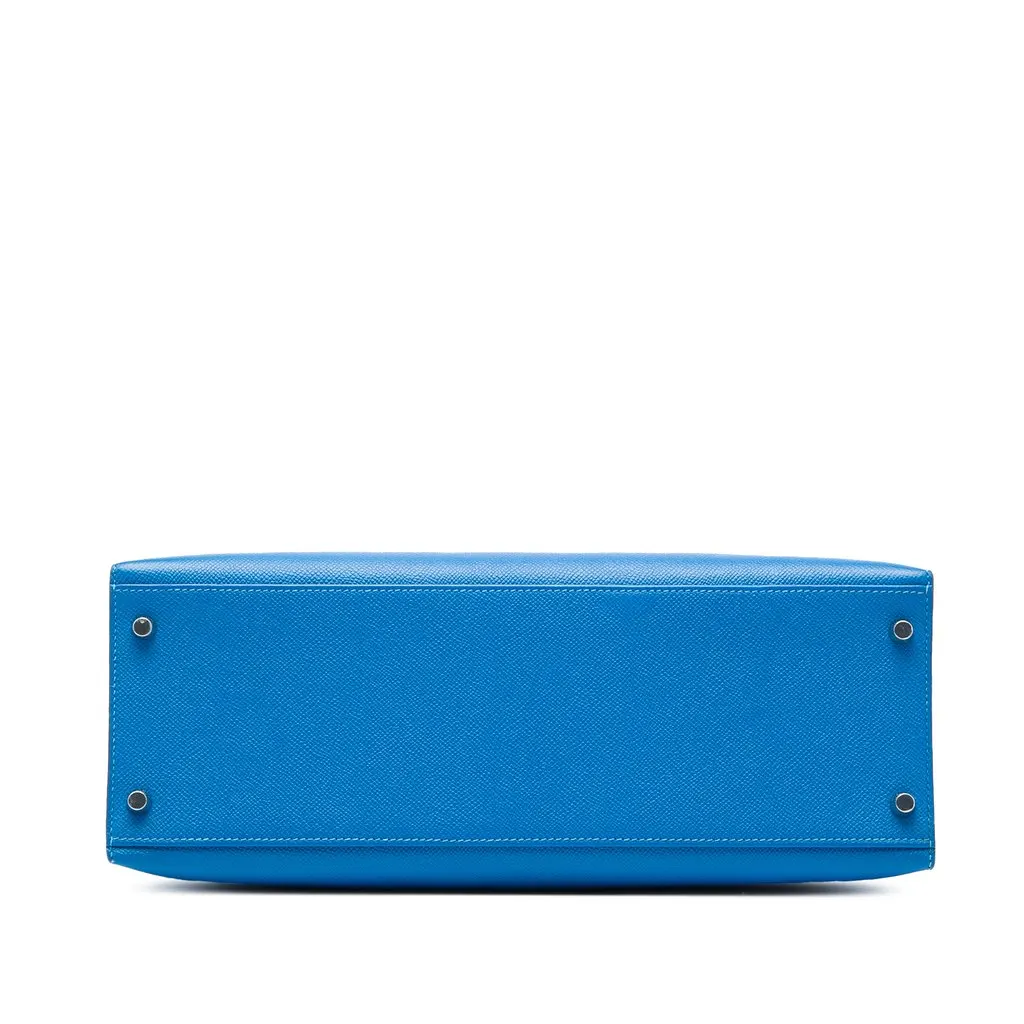 Hermès Epsom Kelly II Sellier 35 Blue Leather Very good - Inside View