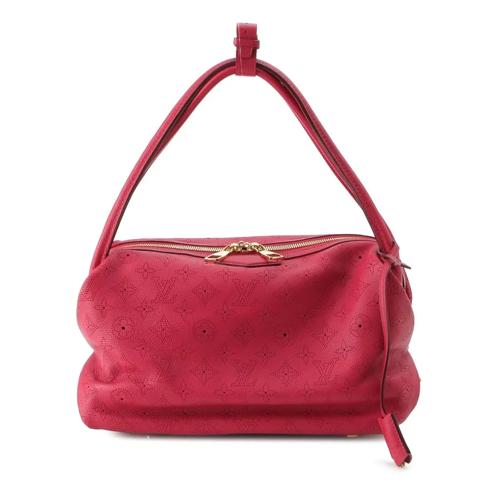 Louis Vuitton Monogram Mahina Galatea PM Red Leather Very good - Front View