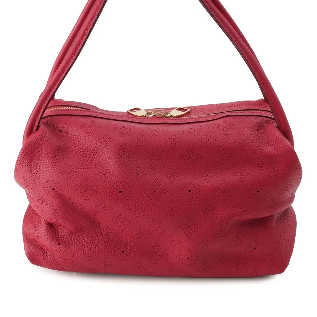 Louis Vuitton Monogram Mahina Galatea PM Red Leather Very good - Back View