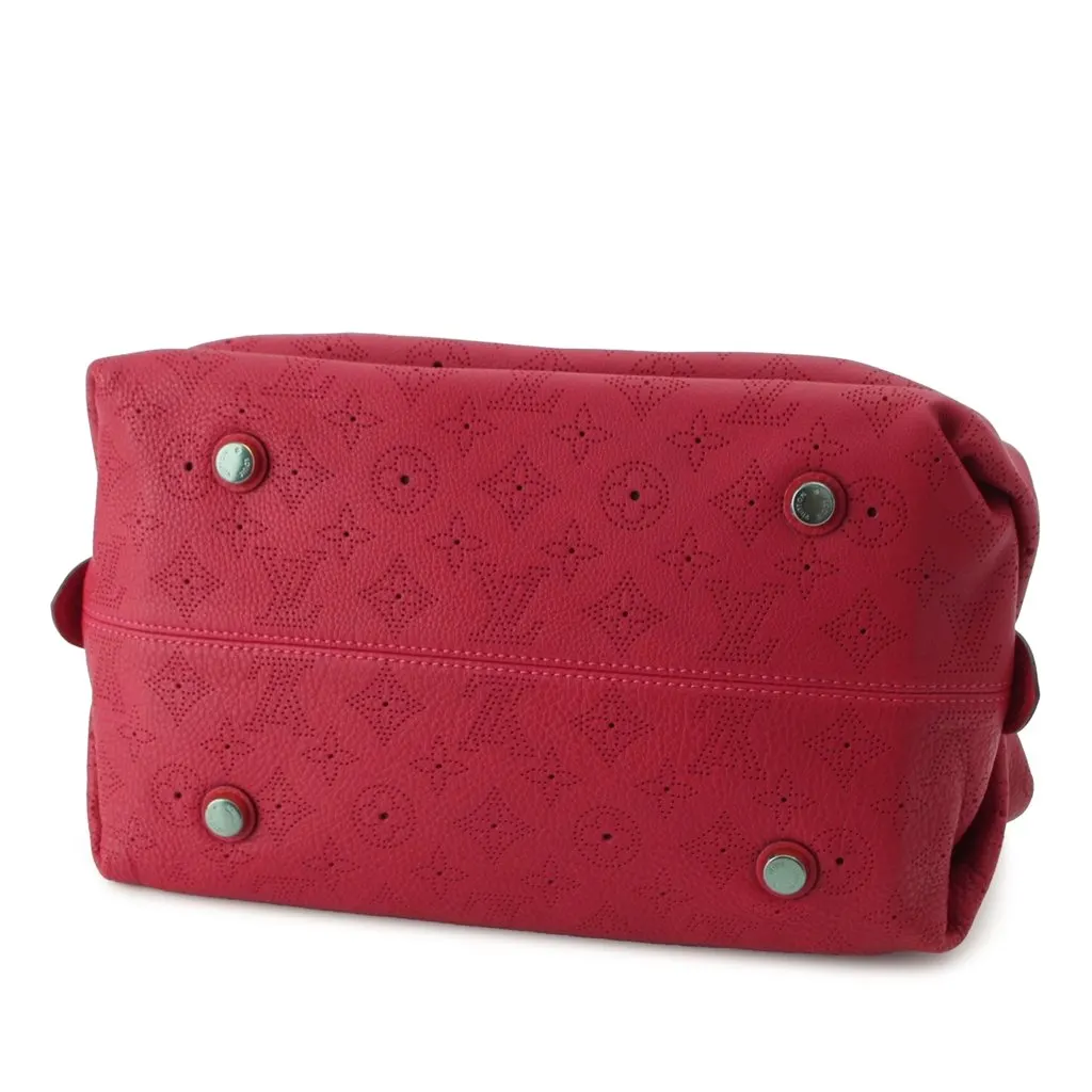 Louis Vuitton Monogram Mahina Galatea PM Red Leather Very good - Inside View