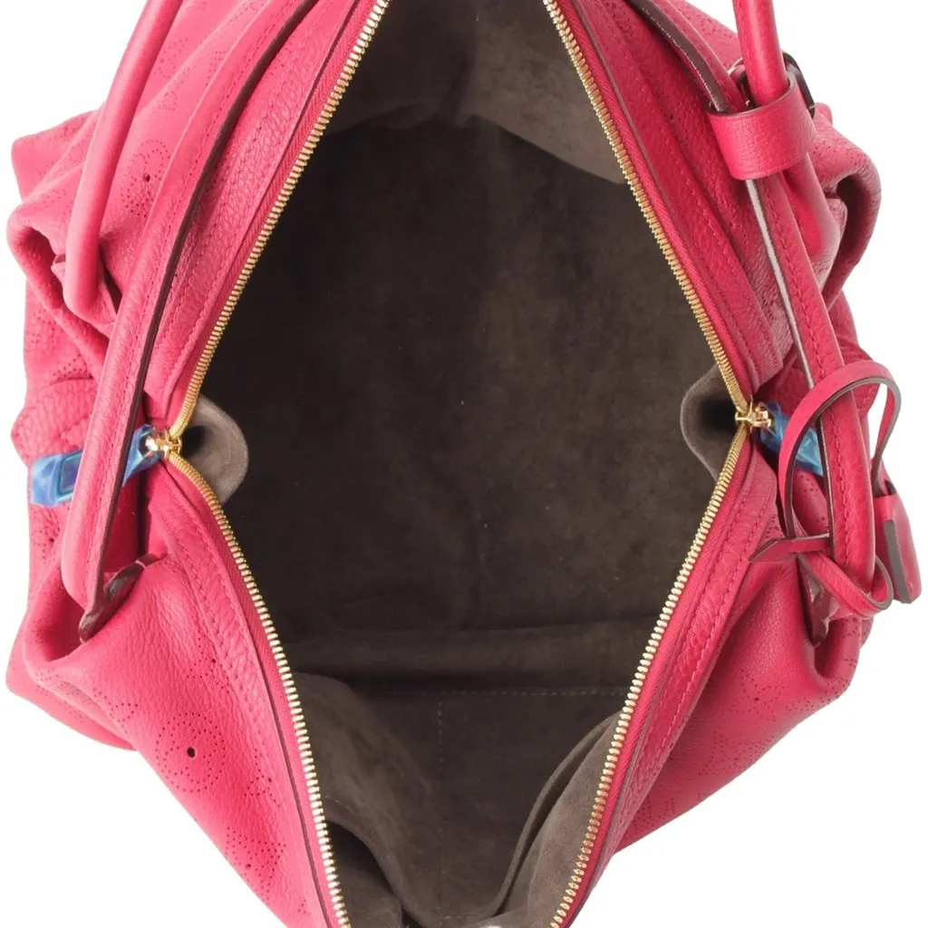 Louis Vuitton Monogram Mahina Galatea PM Red Leather Very good - Model View