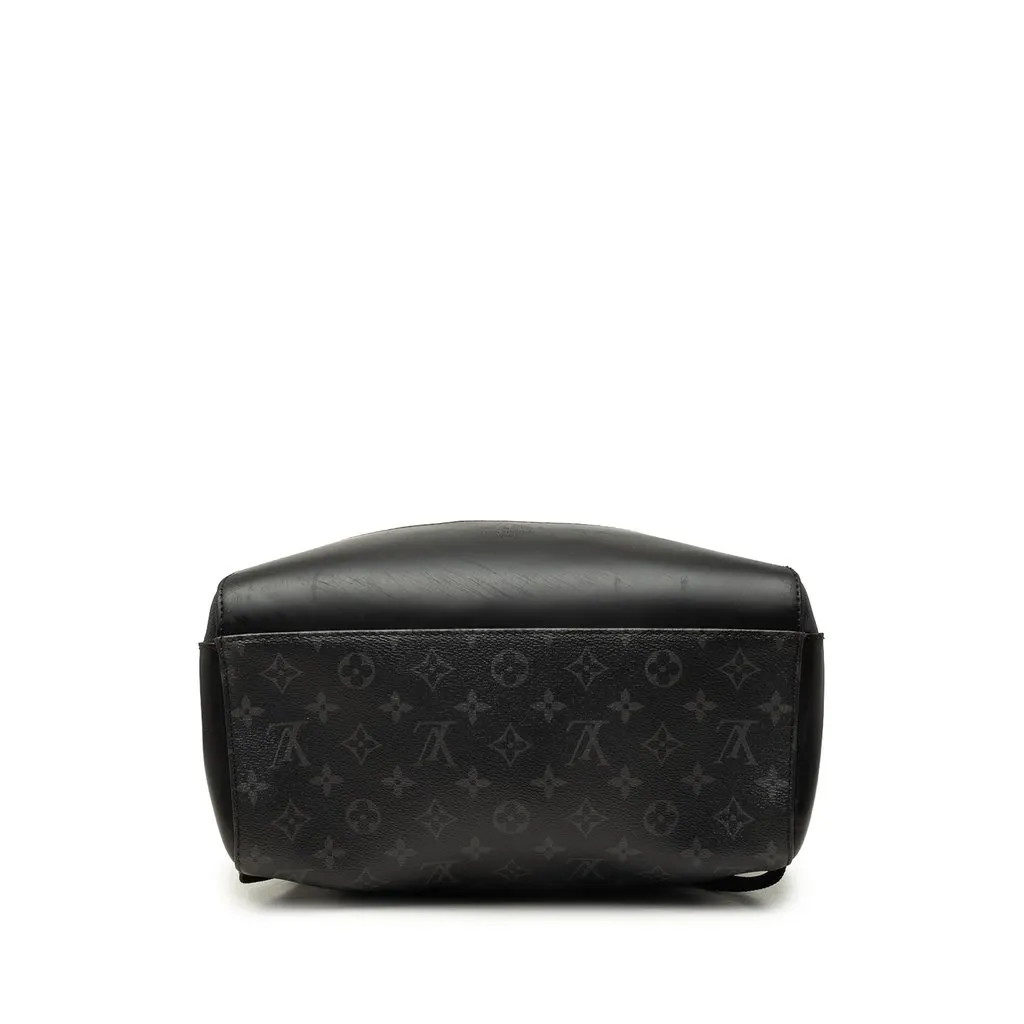 Louis Vuitton Monogram Eclipse Explorer Backpack Black Canvas Good - Inside View