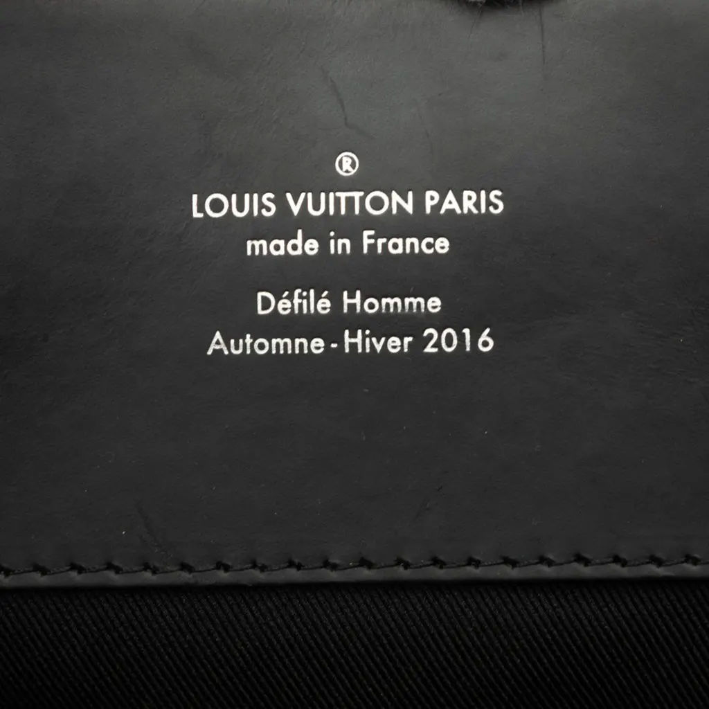 Louis Vuitton Monogram Eclipse Explorer Backpack Black Canvas Good - Box View