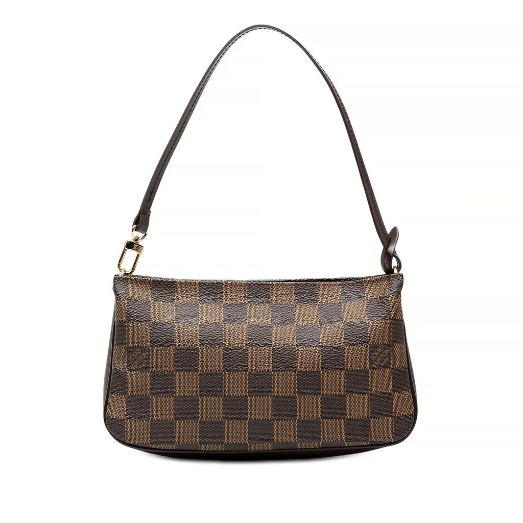 Louis Vuitton Damier Ebene Navona Brown Canvas Good - Front View