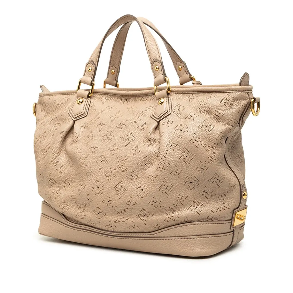 Louis Vuitton Monogram Mahina Stellar PM Beige Leather Very good - Back View