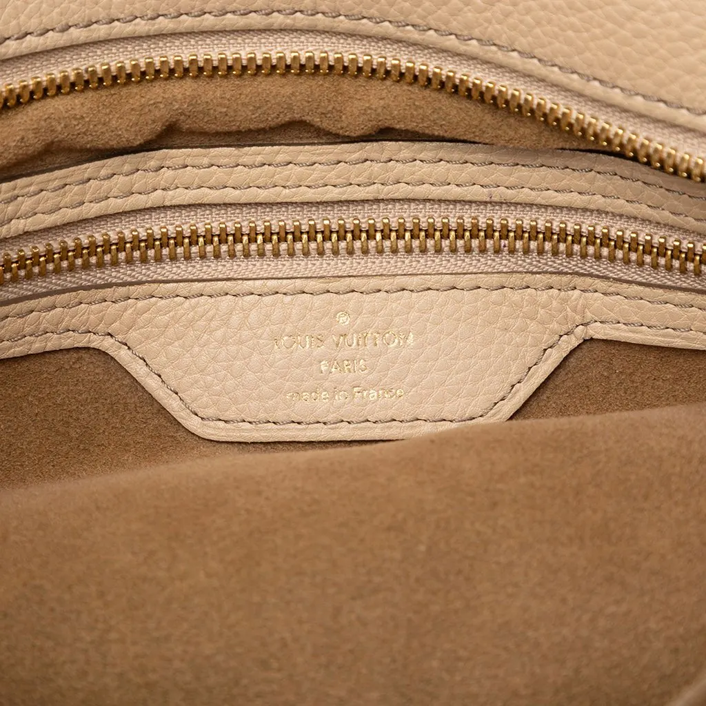 Louis Vuitton Monogram Mahina Stellar PM Beige Leather Very good - Box View