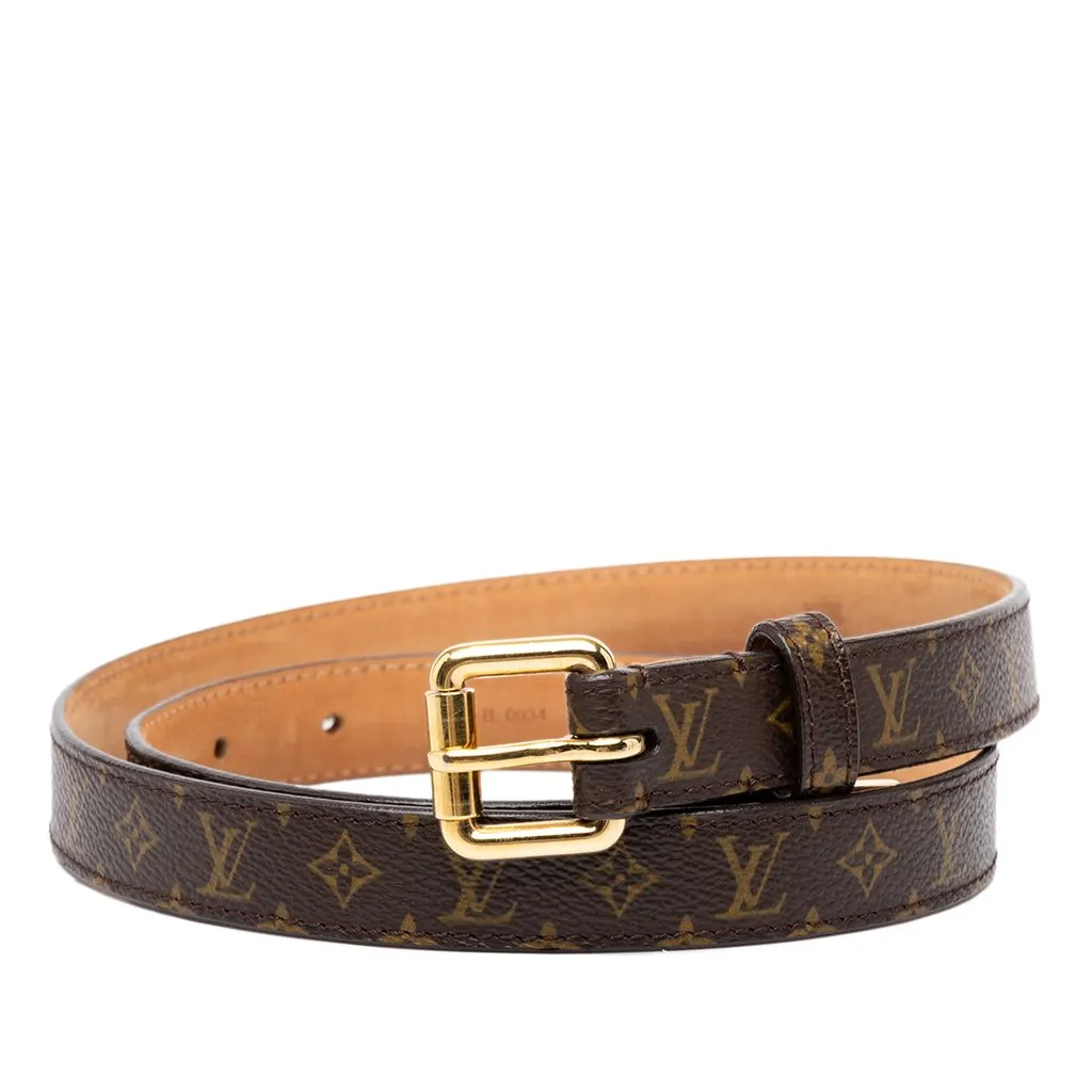 Louis Vuitton Monogram Ellipse Belt Brown Canvas Very good - Front View