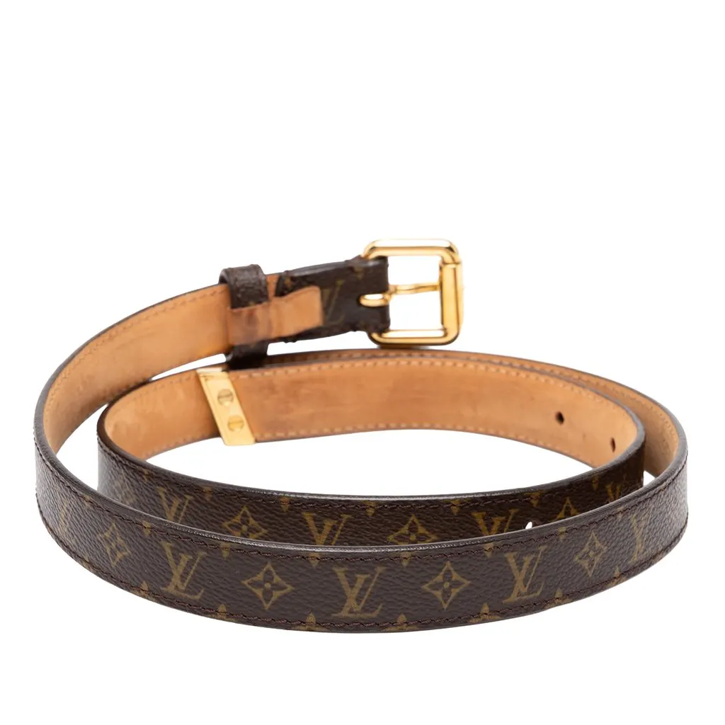 Louis Vuitton Monogram Ellipse Belt Brown Canvas Very good - Inside View