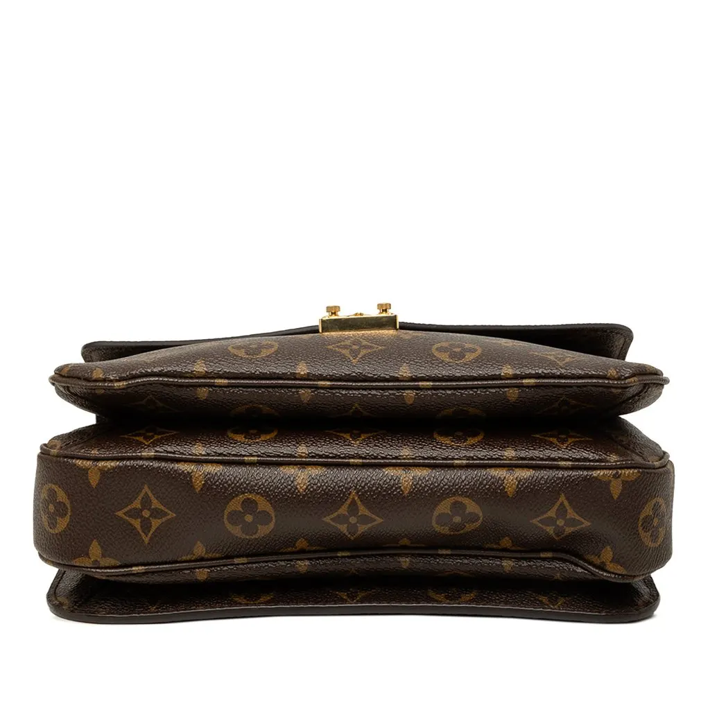 Louis Vuitton Monogram Pochette Metis Brown Canvas Very good - Inside View