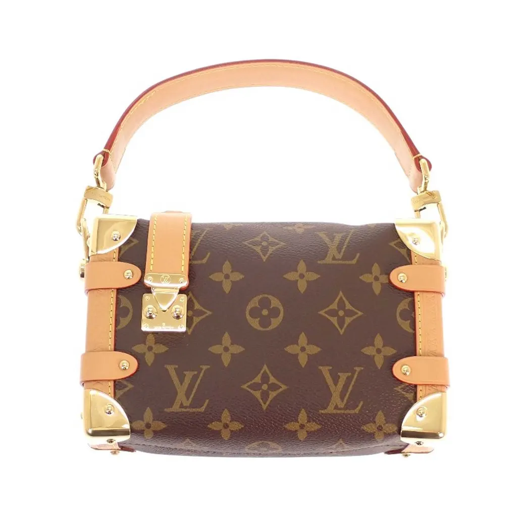Louis Vuitton Monogram Side Trunk PM Brown Very good - Front View