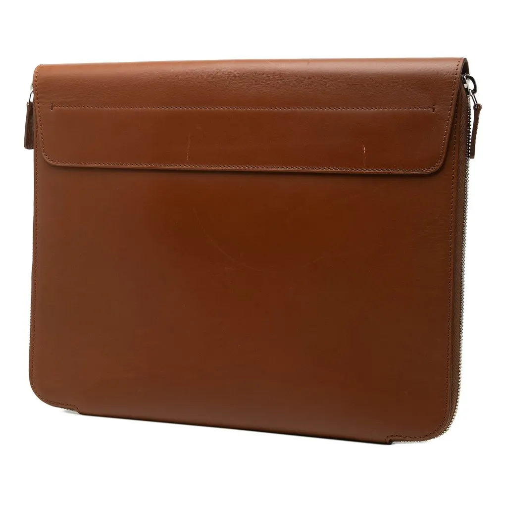 Louis Vuitton Nomade Honore Portfolio Brown Leather Very good - Back View