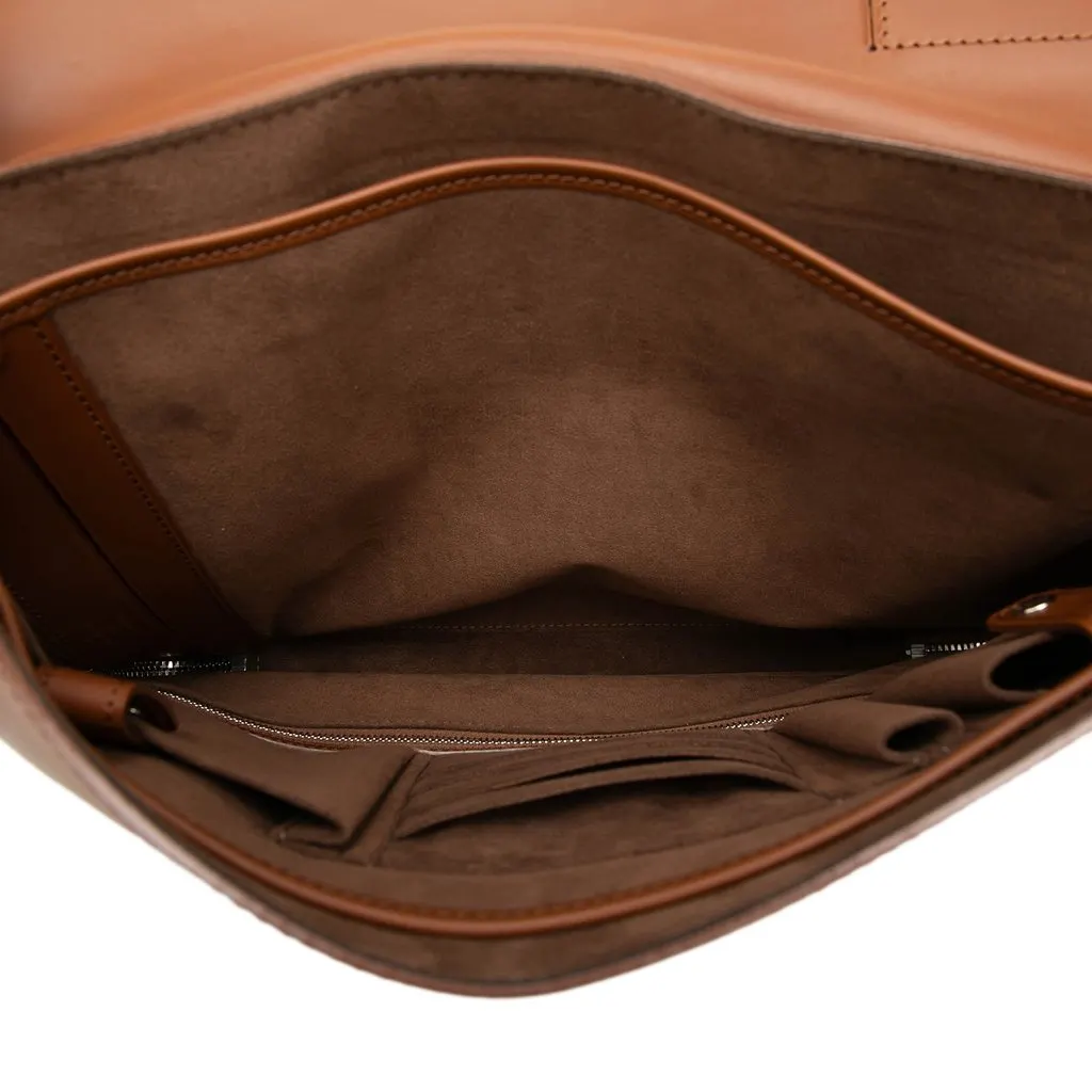 Louis Vuitton Nomade Honore Portfolio Brown Leather Very good - Model View