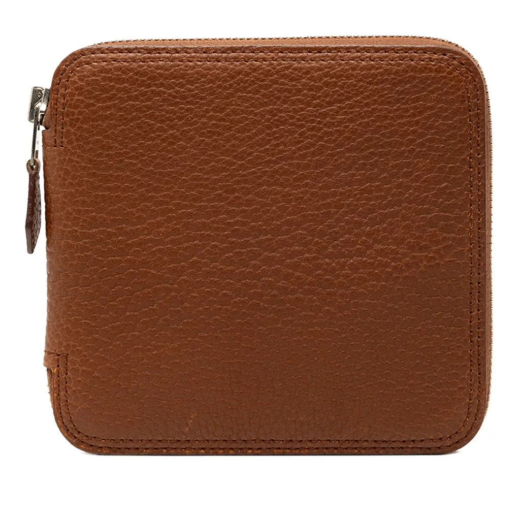 Hermès H Logo Silky Pop Folding Pouch Tote Orange Very good - Back View