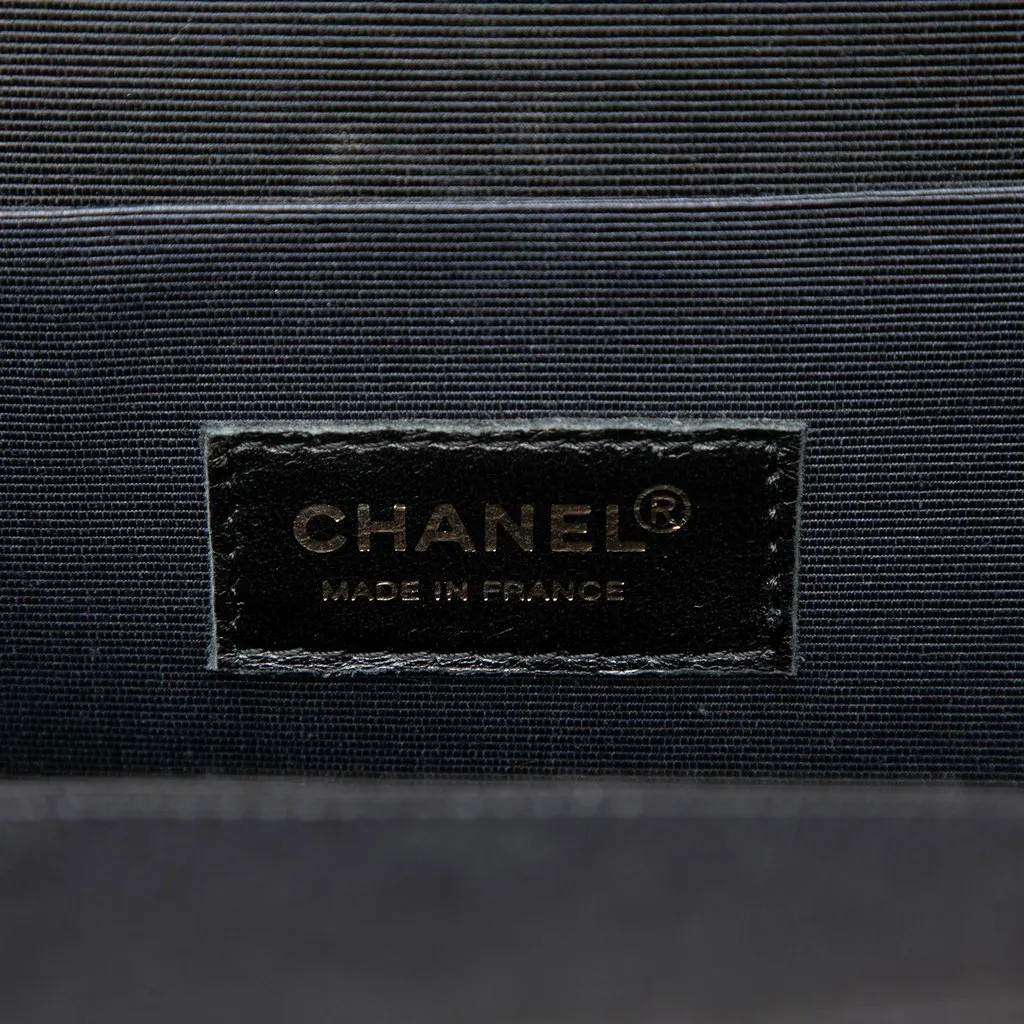 Chanel Choco Bar Patent Coco Mademoiselle Vertical Tote Red Leather Very good - Box View